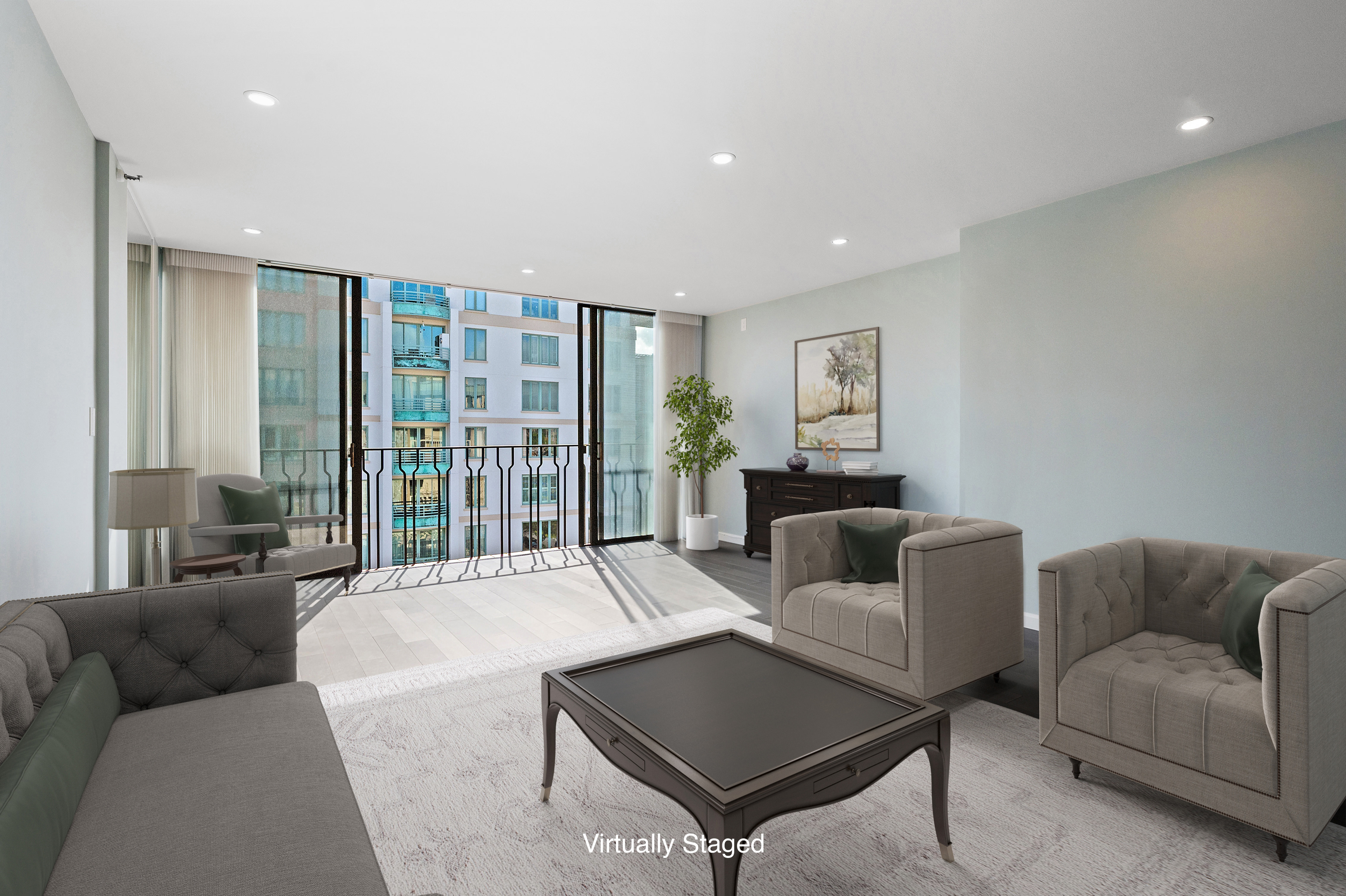 555 Laurel #509 is a 2 bedroom condo at The Gramercy on the Park available for lease